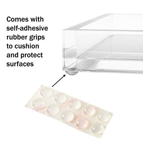 Clear Acrylic Tray Organizer for Minimalist Storage