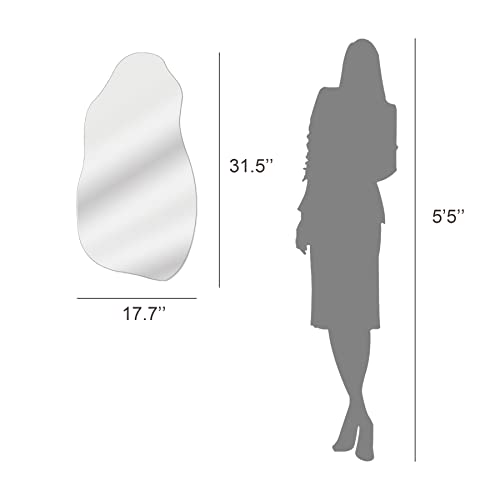 Asymmetrical Wall Mirror for Modern Minimalist Decor