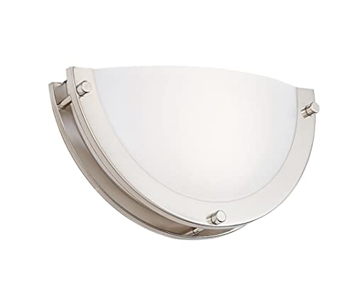 Adjustable Dimmable LED Wall Sconce in Brushed Nickel