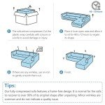 Modern Minimalist L-Shape Sofa with Chaise Lounge