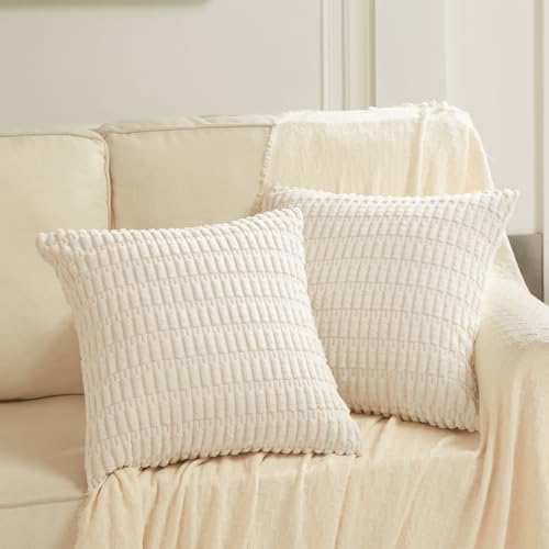 Boho Corduroy Throw Pillow Covers - 2 Pack