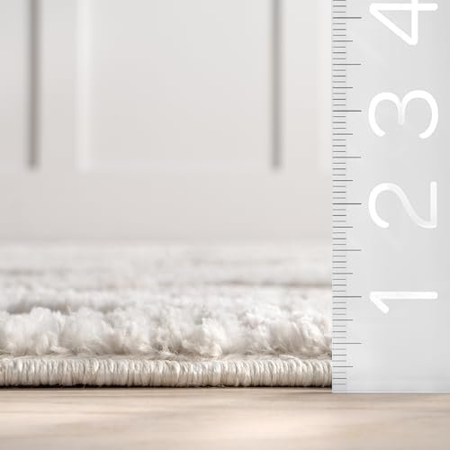 Light Grey Moroccan Tassel Area Rug 3x5