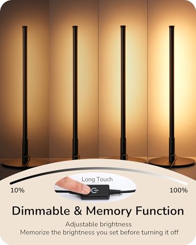 Minimalist LED Table Lamp with Dimmable Colors