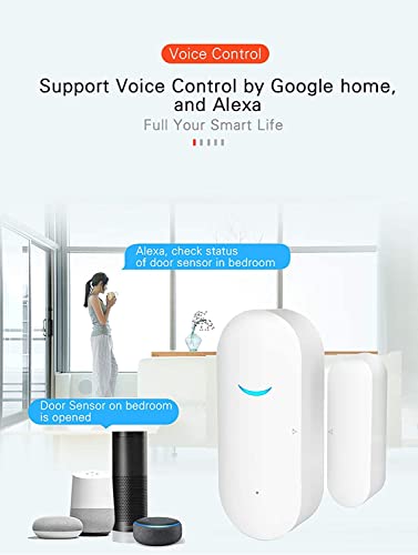 Smart WiFi Door and Window Sensors Alarm System