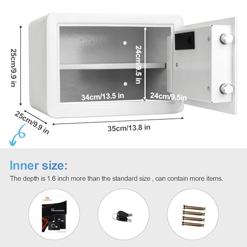 TIGERKING Biometric Fingerprint Home Security Safe