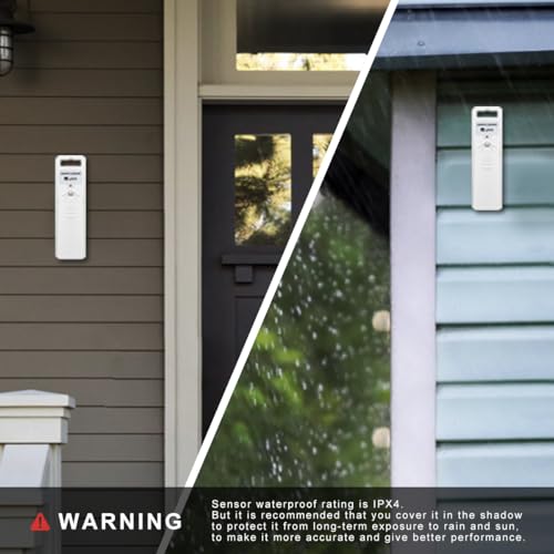 Wireless Indoor Outdoor Thermometer with Humidity Monitor