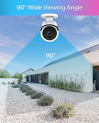 ZOSI 4-Pack 1080P Night Vision Security Cameras