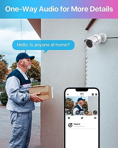 ZOSI 4-Pack 1080P Night Vision Security Cameras