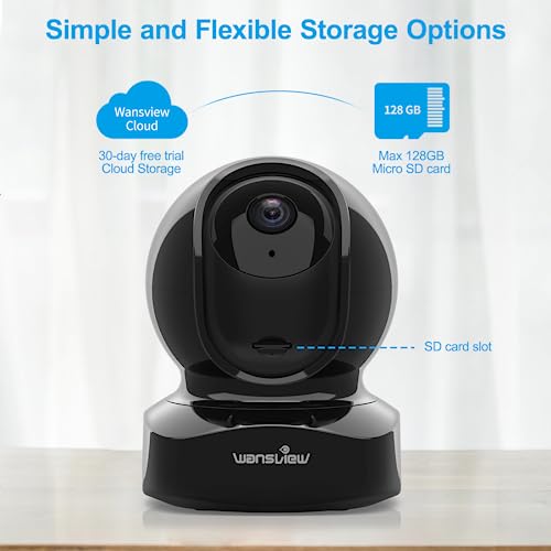 Wansview 2K WiFi Security Camera with Audio