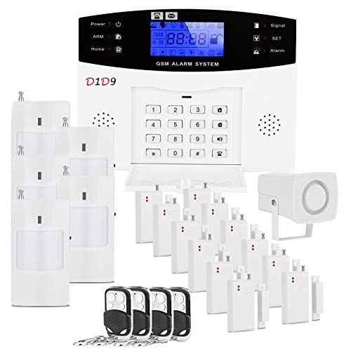 D1D9 Wireless DIY Home Burglar Alarm System