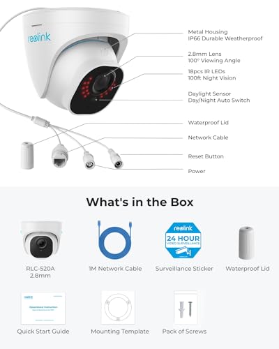 REOLINK 5MP Outdoor POE Security Camera