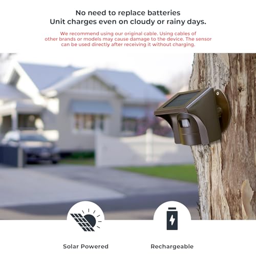 eMACROS Wireless Solar Driveway Motion Sensor Alarm