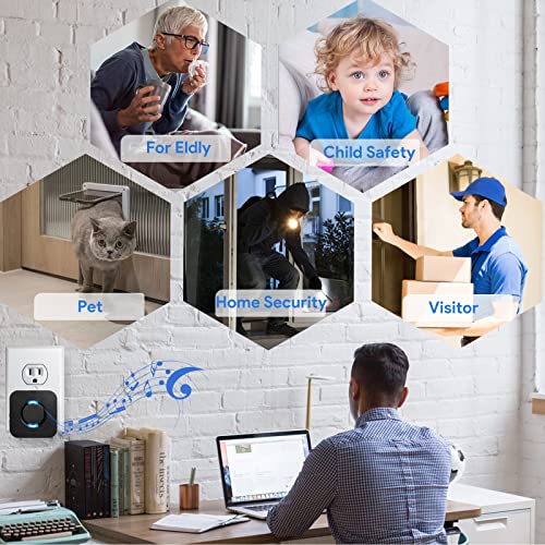 Wireless Motion Sensor LED Light Alarm System