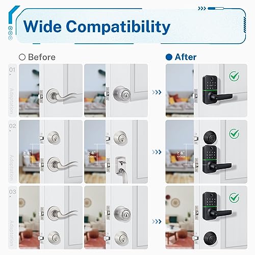 Kucacci Keypad Smart Door Lock with Fingerprint Access