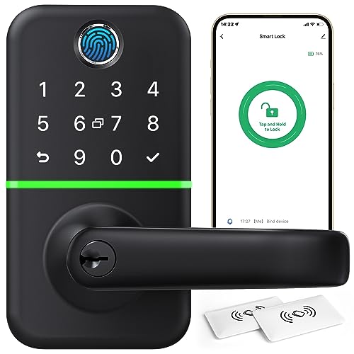 Kucacci Keypad Smart Door Lock with Fingerprint Access
