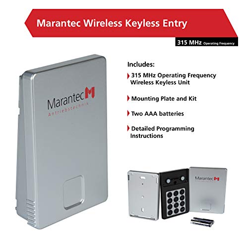 Marantec Wireless Keyless Garage Entry System