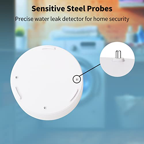 Geevon 2-Pack Water Leak Alarms, 100dB Sensors