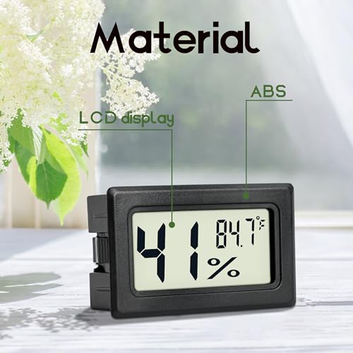 6-Pack Mini Digital Humidity Meters for Indoor Use
