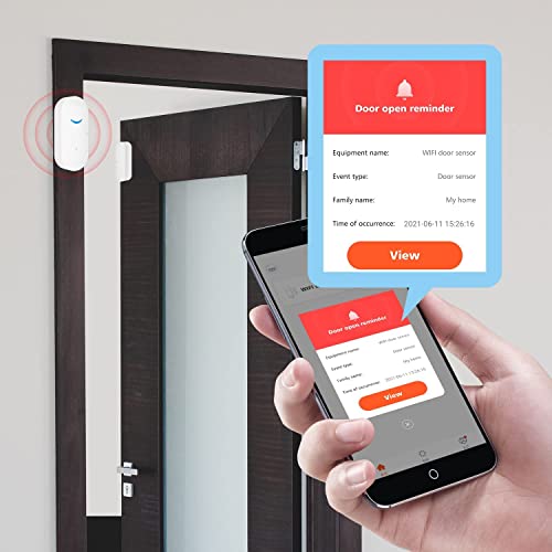 Smart WiFi Door and Window Sensors Alarm System