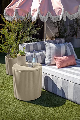 Veradek Outdoor Cooler Side Table - 2 in 1