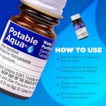 Potable Aqua Water Purification Tablets - Travel Size