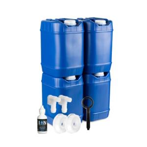 Saratoga Farms 5-Gallon Stackable Water Storage Containers