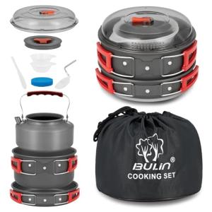 Lightweight Camping Cookware Set for Hiking Trip
