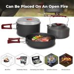 Lightweight Camping Cookware Set for Hiking Trip
