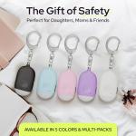 WETEN Self Defense Keychain Alarm - 3 Color Pack