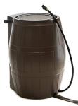 50-Gallon Flat-Back Rainwater Collection Barrel