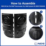 NDS FWAS24 50 Gal. Stormwater Dry Well Kit