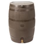 50-Gallon Rain Barrel with Brass Spigot