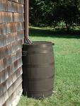 50-Gallon Rain Barrel with Brass Spigot
