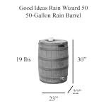 50-Gallon Rain Wizard Water Collection Barrel