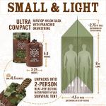 Ultralight Camo Survival Tent for Emergency Shelter