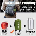 Compact 2-Person Emergency Survival Tent with Whistle