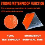 All-Weather Survival Tent Kit with Essentials