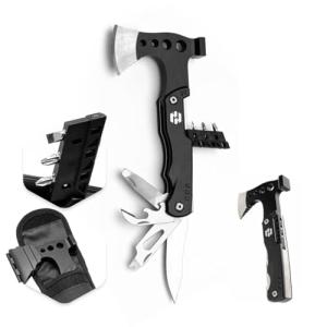 10-in-1 Stainless Steel Camping Multitool Axe