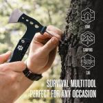 10-in-1 Stainless Steel Camping Multitool Axe
