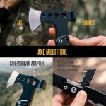 10-in-1 Stainless Steel Camping Multitool Axe
