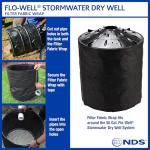 NDS FWAS24 50 Gal. Stormwater Dry Well Kit