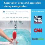 WaterBOB Bathtub Storage Emergency Drinking Water Container