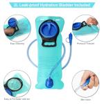 Lightweight Hydration Backpack with 2L Bladder