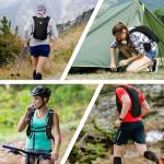 Lightweight Hydration Backpack with 2L Water Bladder