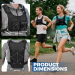 Criuage Hydration Vest Backpack with 2.0L Bladder