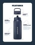 Insulated Stainless Steel Water Filter Bottle 1L