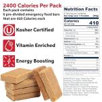 Emergency Food Bar - 2400 Calories for Survival