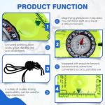 Multifunctional Waterproof Compass for Kids and Adults