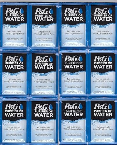 P&G Portable Water Purifier Packets for Emergency Prepping