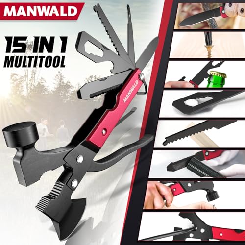 15-in-1 Multitool Axe for Camping & Survival